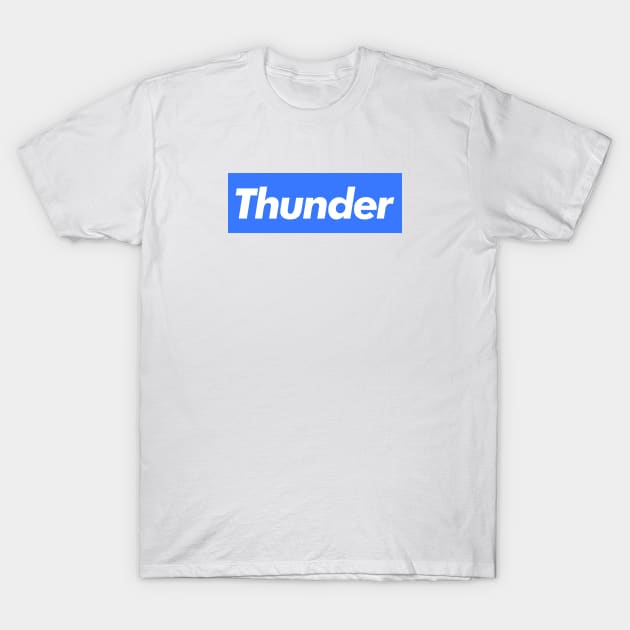 Thunder X Supreme T-Shirt by okcdesign